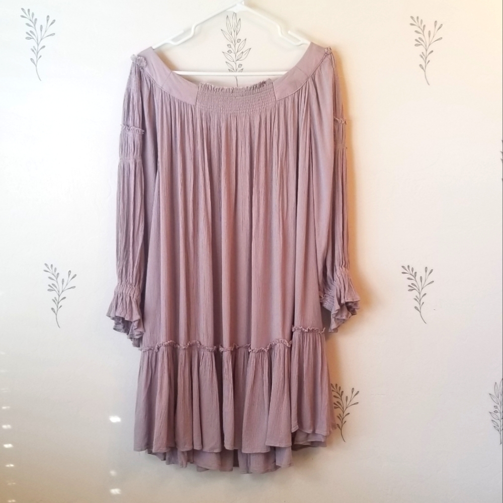 Free People Boho See Ya There Long Sleeve Dress - Picture 5 of 6